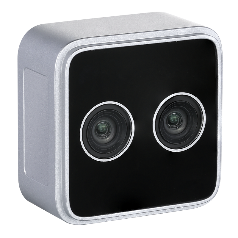 Left angled view of Gemini 305 3D camera supporting 4cm ultra-close depth and color imaging.