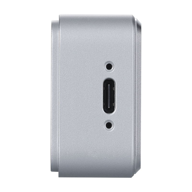 Right side view of Gemini 305 sensor highlighting the USB Type-C port for power and data connection.