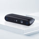 Angled promotional view of Gemini 335LE 3D camera showcasing its compact protective enclosure for factory automation.