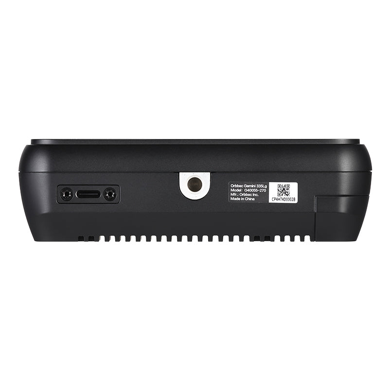 Bottom panel view of Orbbec Gemini 335Lg rugged 3D camera enclosure built for long-distance connection in complex environments.
