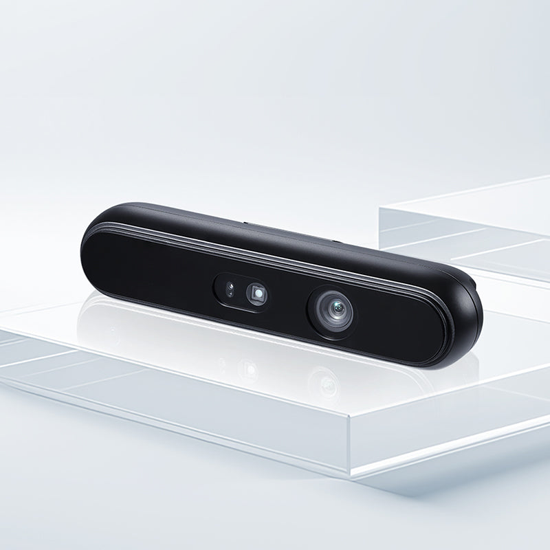 Long baseline Orbbec Gemini 336L 3D camera module designed for high depth accuracy in mid-to-long range CV tracking.