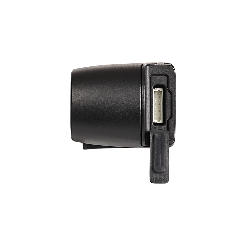 Side profile of Orbbec Gemini 336 3D camera featuring the 8-pin Sync Port for multi-device synchronization and industrial integration.