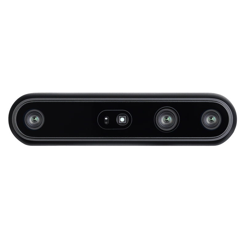 Front optical module of Orbbec Gemini 338Le 3D depth camera with wide FOV stereo vision.