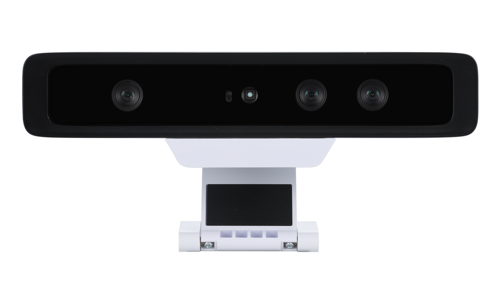 Front view of Persee 2 smart camera showcasing the active stereo IR sensors for accurate human skeleton tracking.