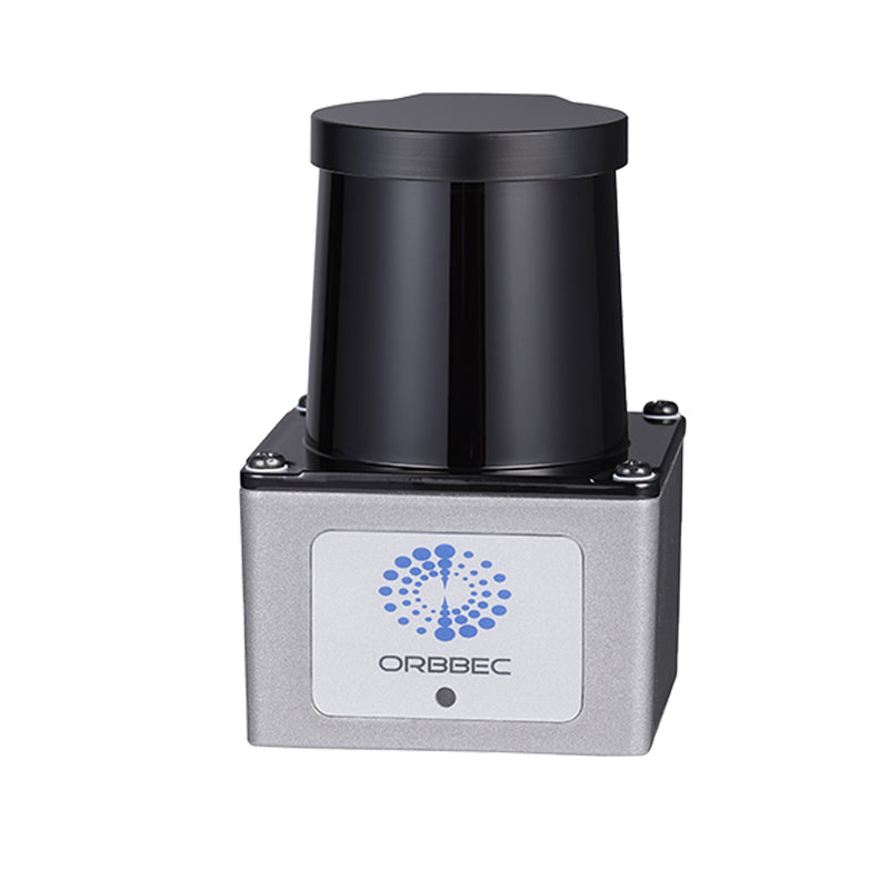 Front flat view of Pulsar SL450 single-line LiDAR delivering a robust 270-degree horizontal scanning area.